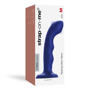Strap-On-Me – Tappende Dildo Wave – Blauw