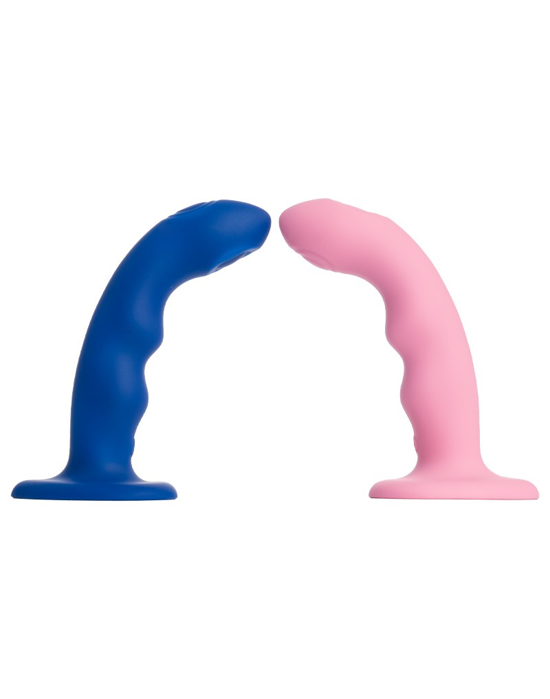 Strap-On-Me - Tappende Dildo Wave - Blauw - Afbeelding 15