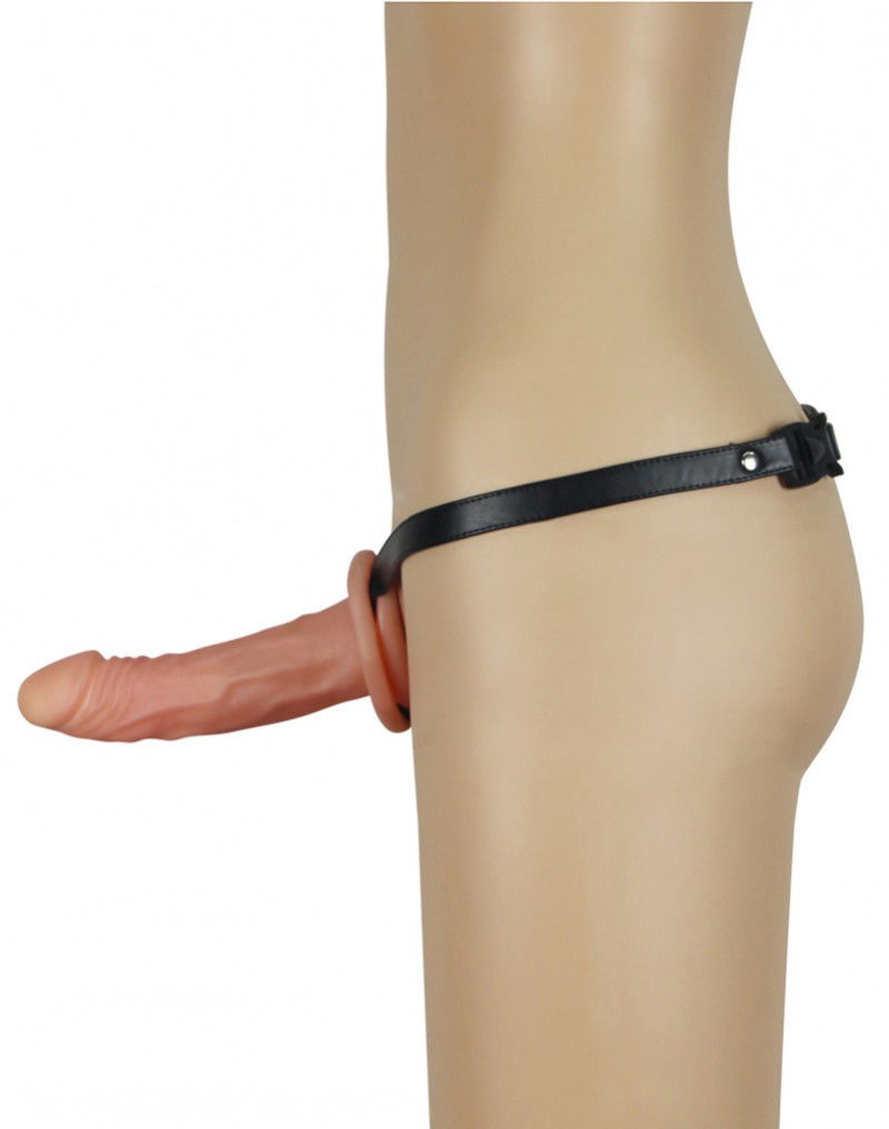 Unisex Hollow Strap On 6.5" - Afbeelding 3