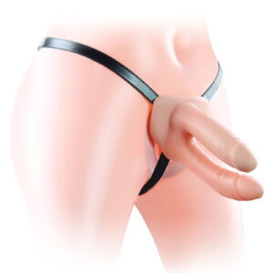 Unisex Hollow Strap On Double Penetrator 6″