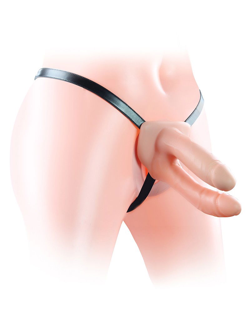 Unisex Hollow Strap On Double Penetrator 6" - Afbeelding 2