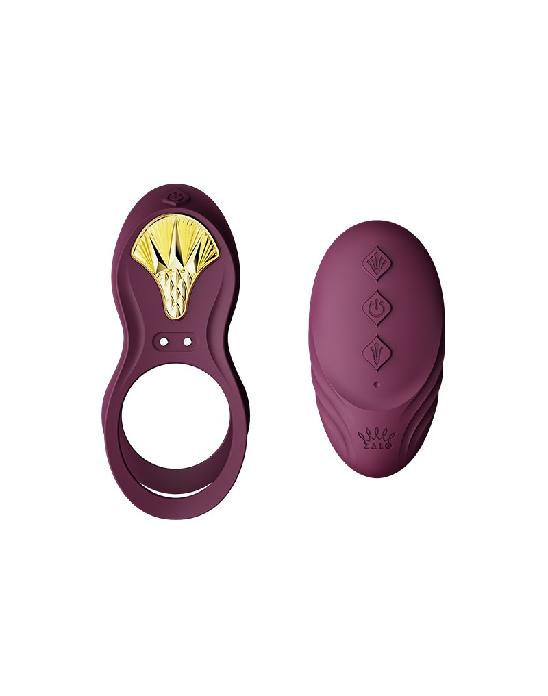 ZALO Bayek Cockring Vibrator Paars