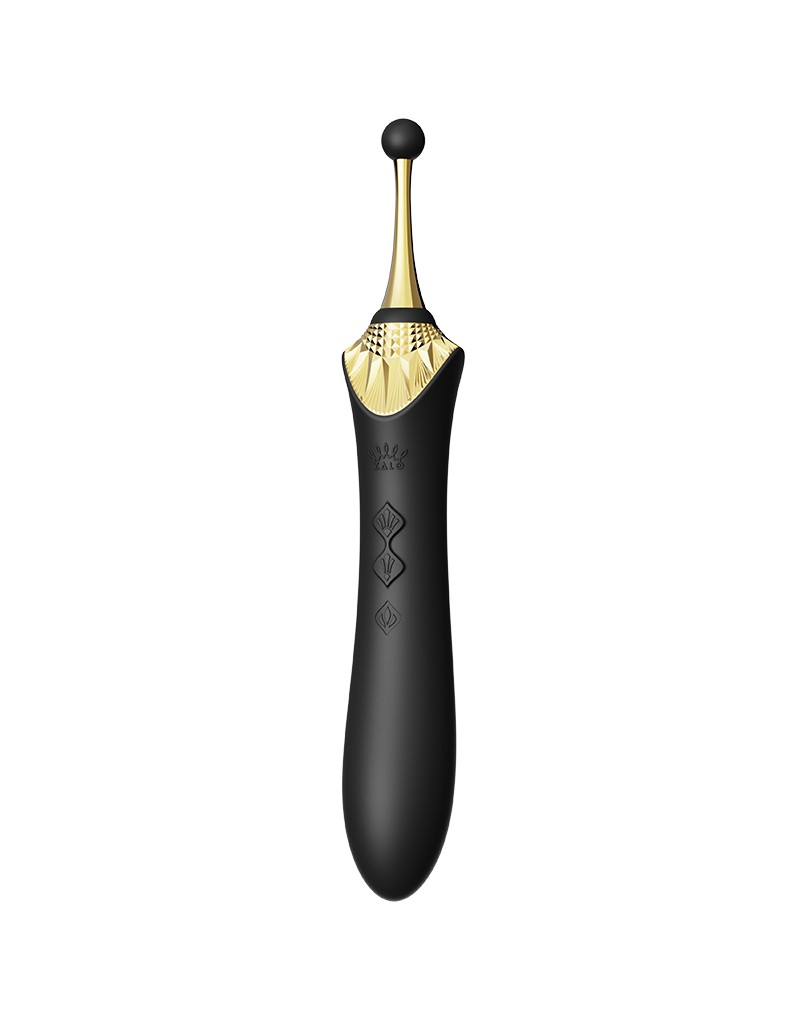 ZALO Bess 2 Verwarmende Clitoris Massager met 4 opzetstukken Zwart - Afbeelding 8