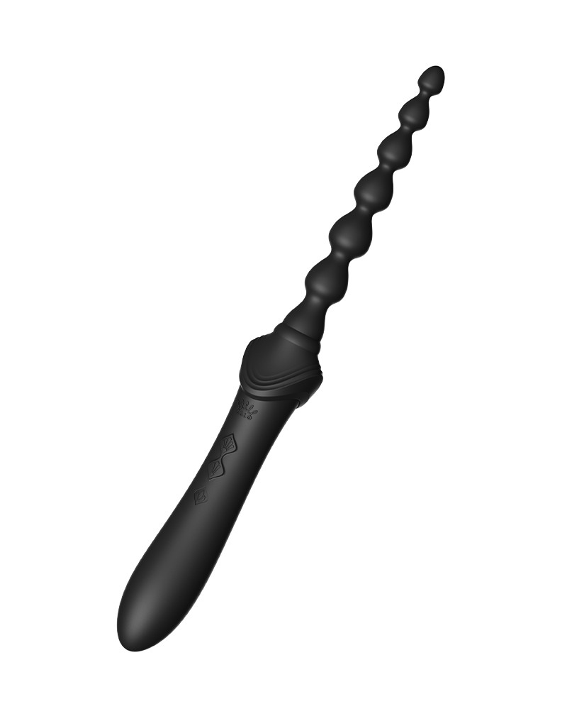 ZALO Bess 2 Verwarmende Clitoris Massager met 4 opzetstukken Zwart - Afbeelding 6