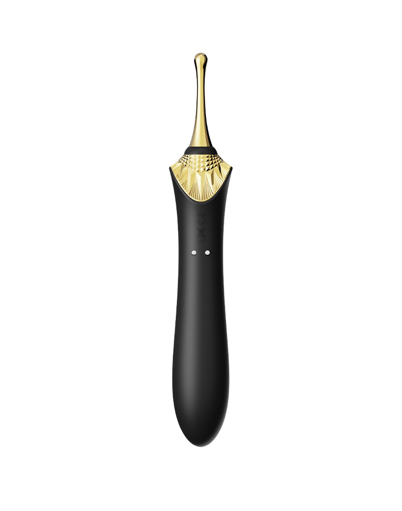 ZALO Bess 2 Verwarmende Clitoris Massager met 4 opzetstukken Zwart - Afbeelding 12