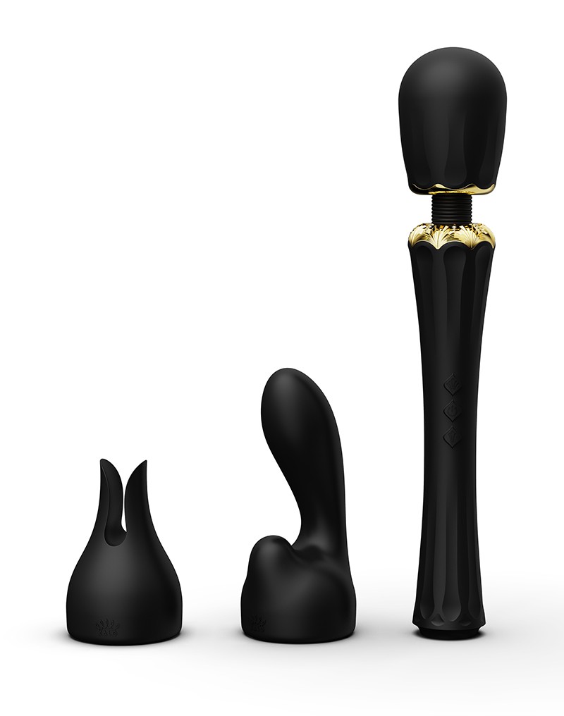 ZALO Kyro Wand Vibrator Zwart - Afbeelding 3