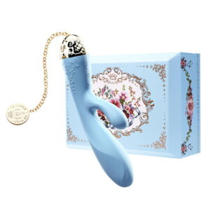 ZALO Rosalie Rabbit Vibrator with App Control Blue
