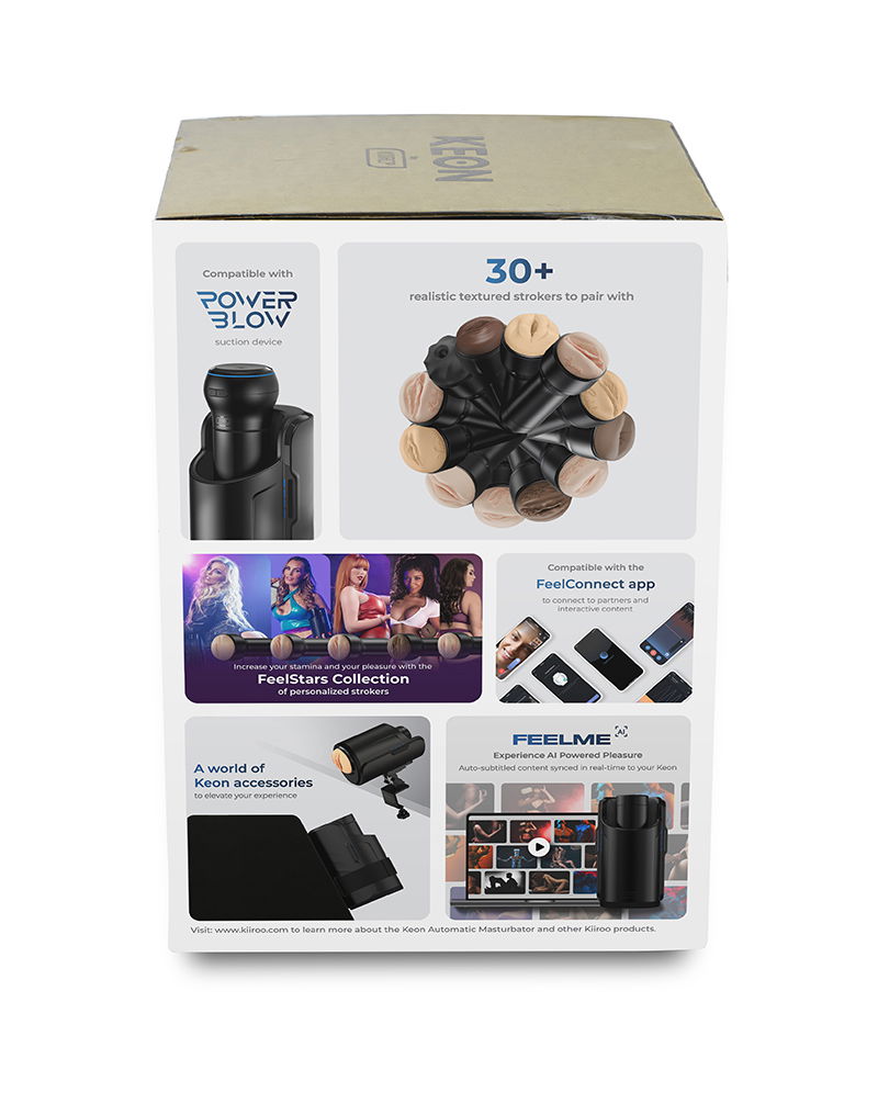 KIIROO - KEON Automatische Masturbator met Feel Stroker - Afbeelding 15
