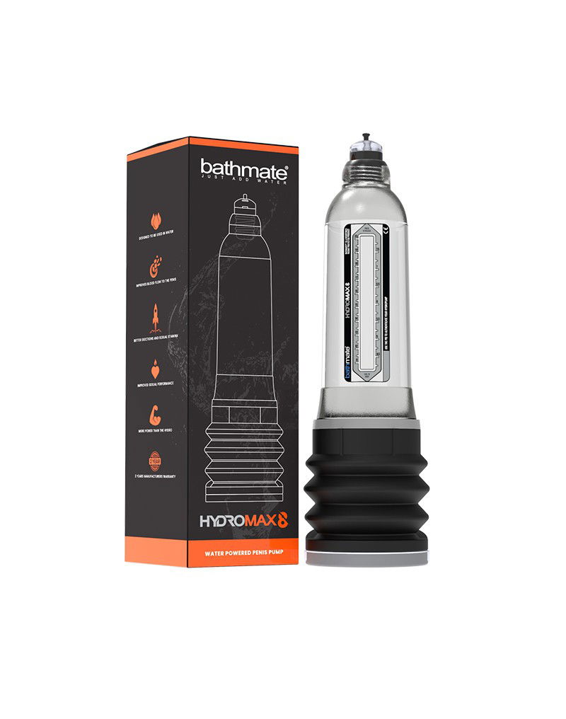 Bathmate Hydromax 8 Penispomp Transparant