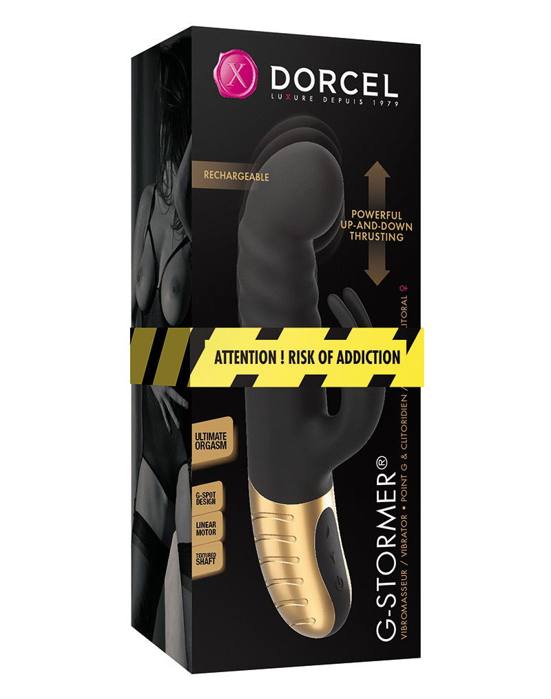 Dorcel - G-Stormer Thrusting Rabbit Vibrator - Afbeelding 7