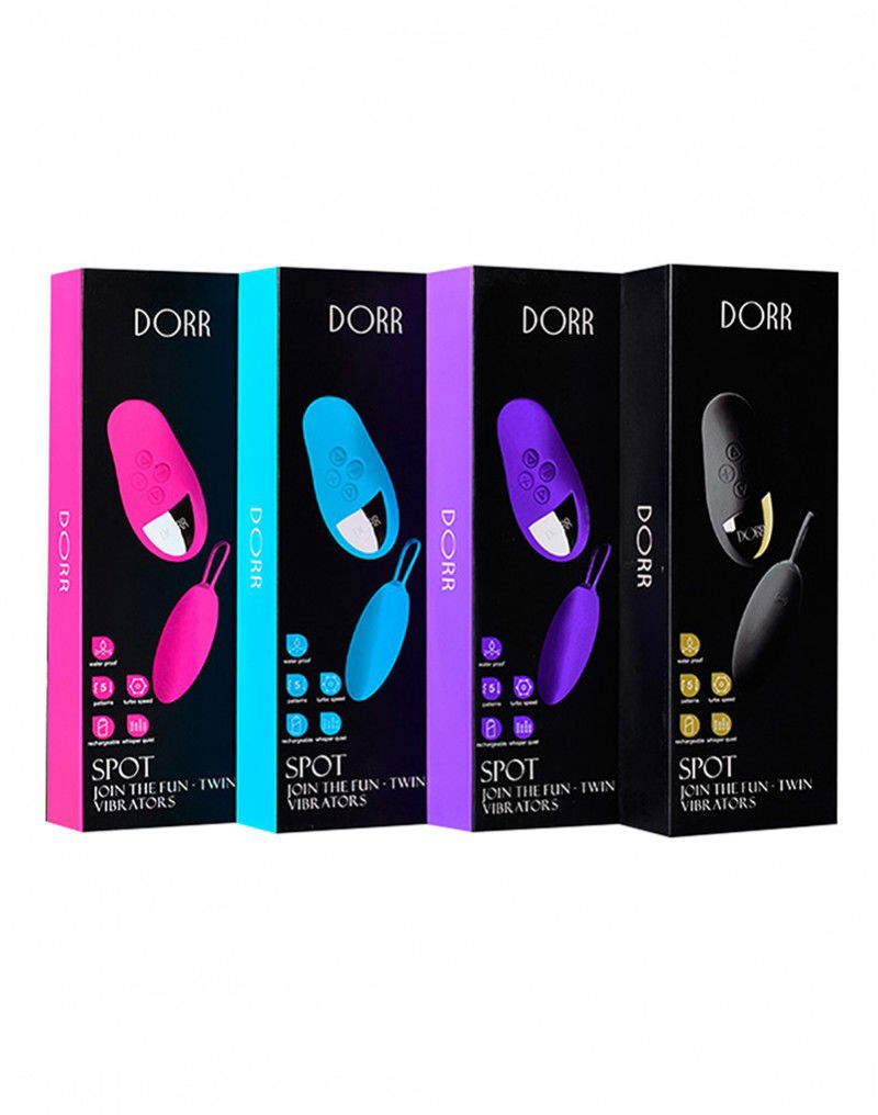 DORR - Spot - Draadloos Duo Ei + Oplegvibrator - Roze - Afbeelding 2