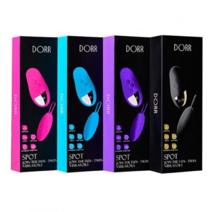 DORR – Spot – Draadloos Duo Ei + Oplegvibrator – Turkoois