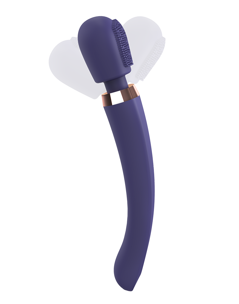 Love to Love Brush Crush Wandvibrator Indigo - Afbeelding 3