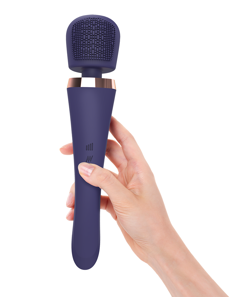 Love to Love Brush Crush Wandvibrator Indigo - Afbeelding 9