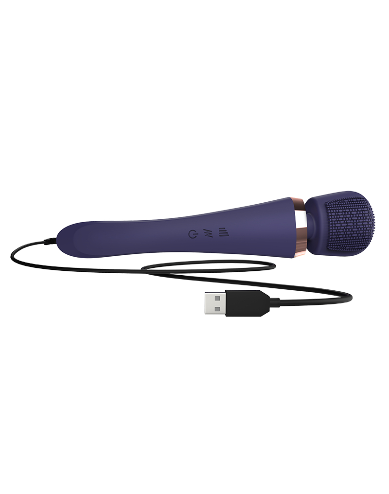 Love to Love Brush Crush Wandvibrator Indigo - Afbeelding 12