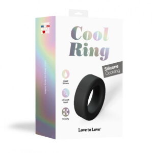 Love to Love Cool Ring Cock Ring Zwart
