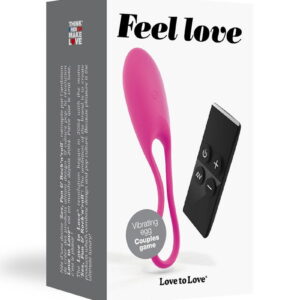 Love to Love Feel Love – Remote control vibrating egg