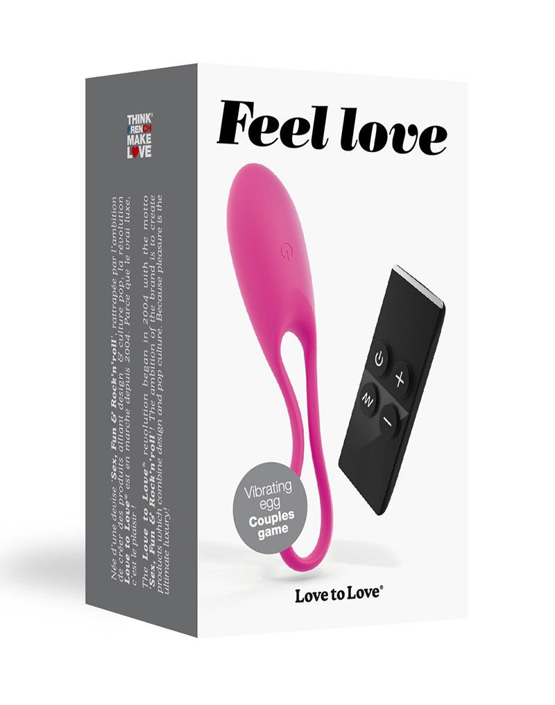 Love to Love Feel Love - Remote control vibrating egg - Afbeelding 2