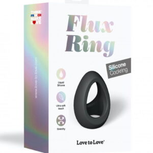 Love to Love Flux Ring Cock Ring Zwart