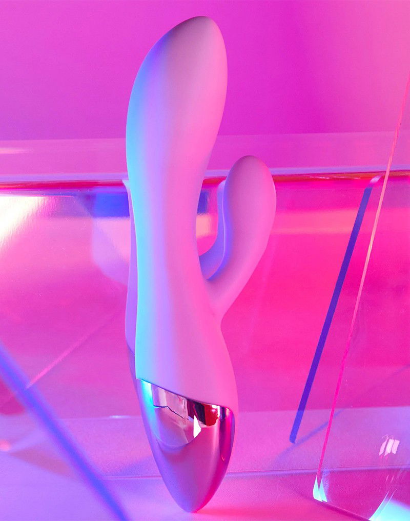 Love to Love Funky Bunny Rabbit Vibrator Mauve - Afbeelding 7