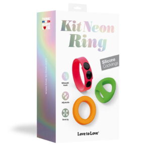 Love to Love Neon Ring Kit Set van 3