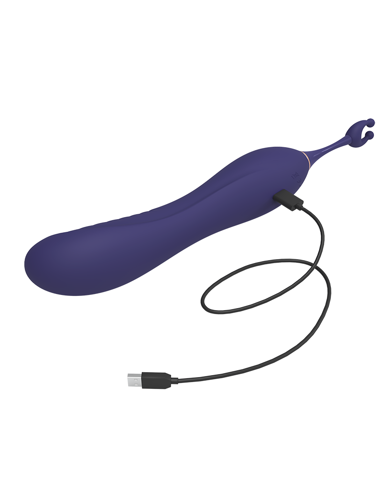 Love to Love - Ô Mega - Clitoris + G-Spot Vibrator - Indigo - Afbeelding 10