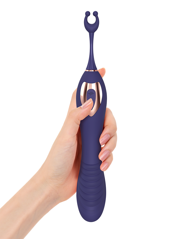 Love to Love - Ô Mega - Clitoris + G-Spot Vibrator - Indigo - Afbeelding 12