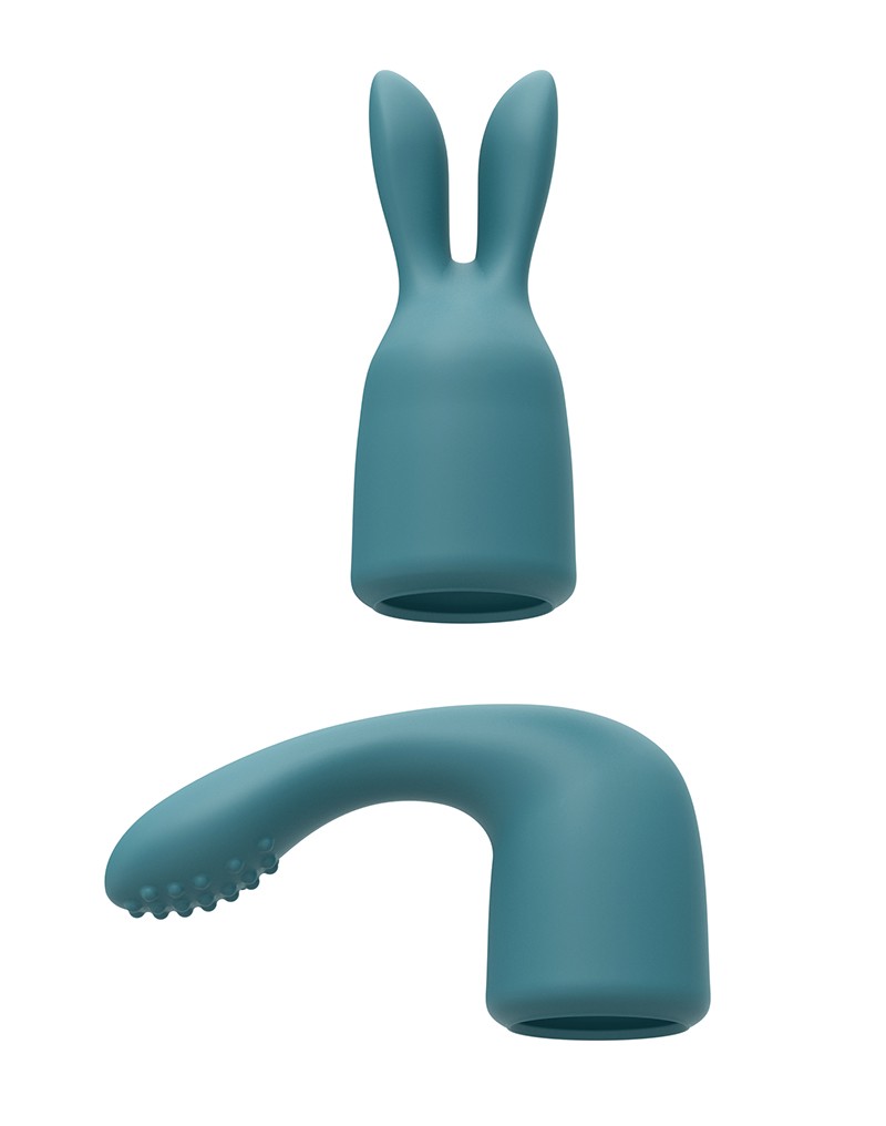 Love to Love R-Evolution Wand Vibrator met 2 Opzetstukken Blauw - Afbeelding 4