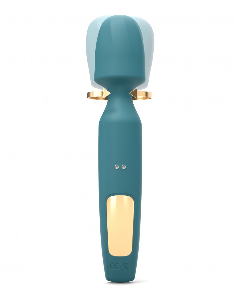 Love to Love R-Evolution Wand Vibrator met 2 Opzetstukken Blauw - Afbeelding 7