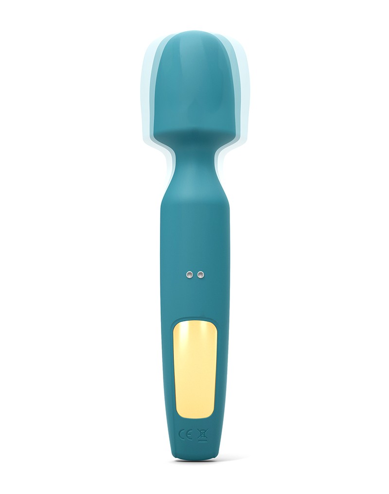 Love to Love R-Evolution Wand Vibrator met 2 Opzetstukken Blauw - Afbeelding 8