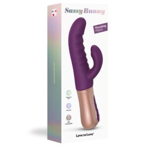 Love to Love Sassy Bunny Rabbit Vibrator Paars