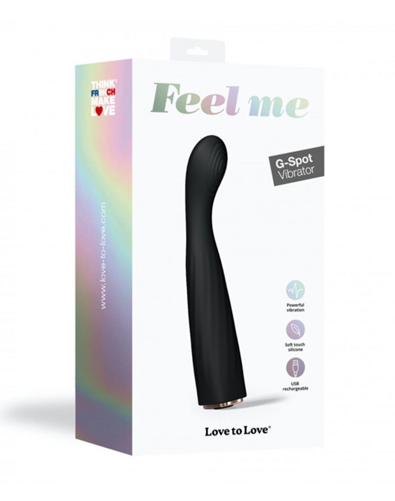 Love to Love Vibrating Feel Me G-Spot Vibrator Zwart - Afbeelding 2