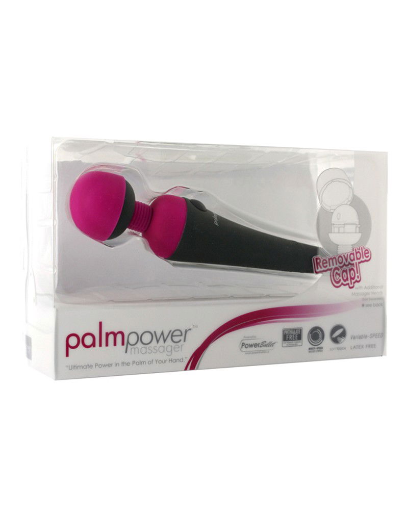 PalmPower - PalmPower Wand Massager - Grijs & Roze - Afbeelding 2