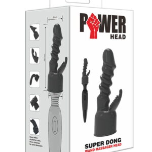 POWER – Massager Head Super Dong Black
