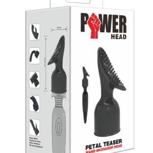 POWER – Massager Head Petal Teaser Zwart