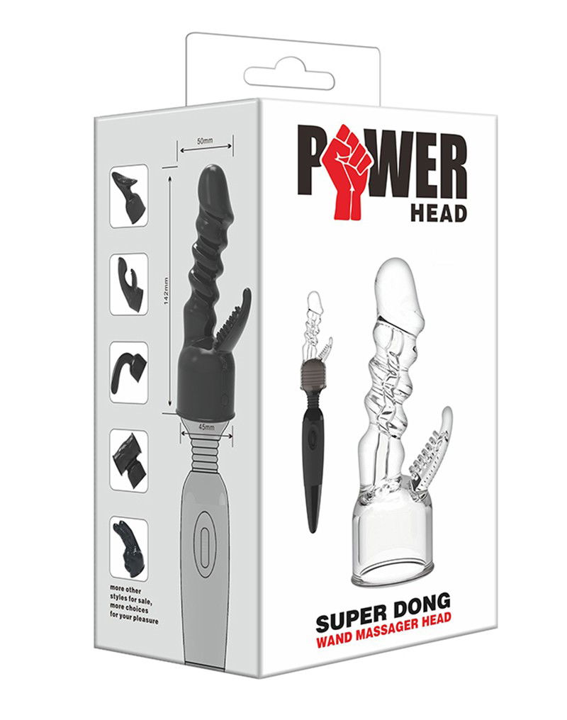 POWER Massager Head Super Dong - Afbeelding 2