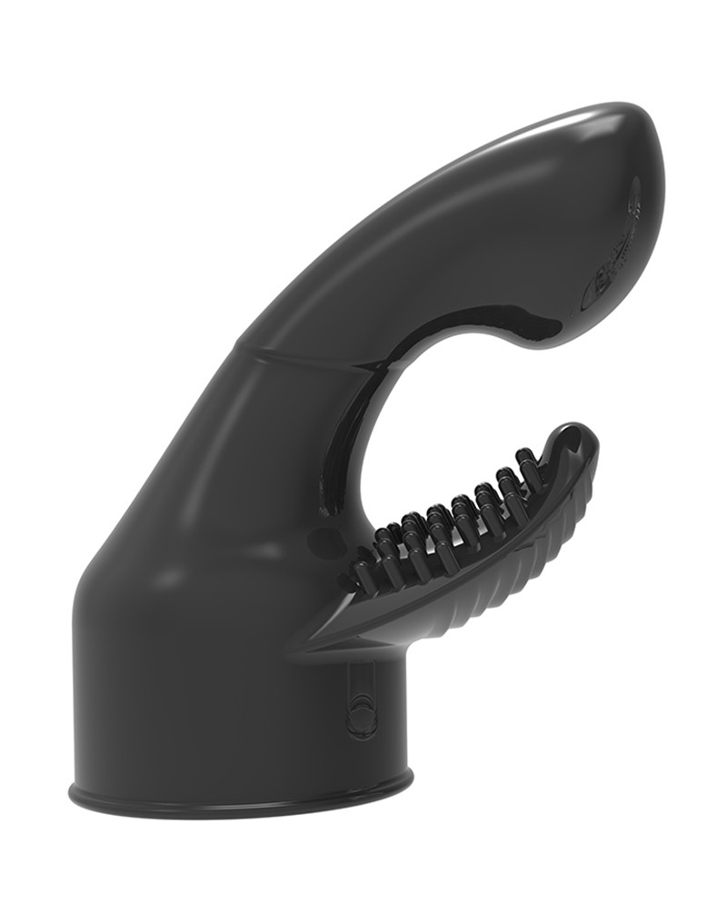 POWER - Massager Head Dual Stimulation Zwart