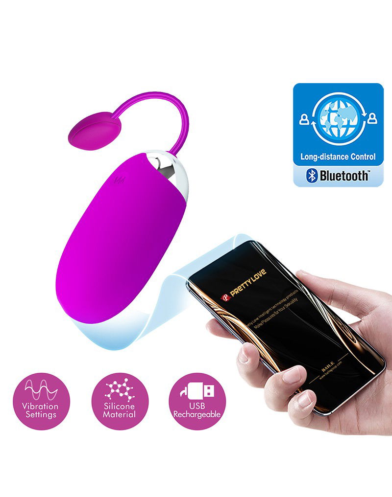 Pretty Love - Abner Intimate Egg with App Control - Afbeelding 11
