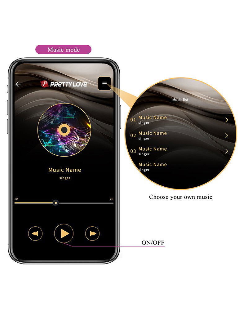 Pretty Love - Abner Intimate Egg with App Control - Afbeelding 16