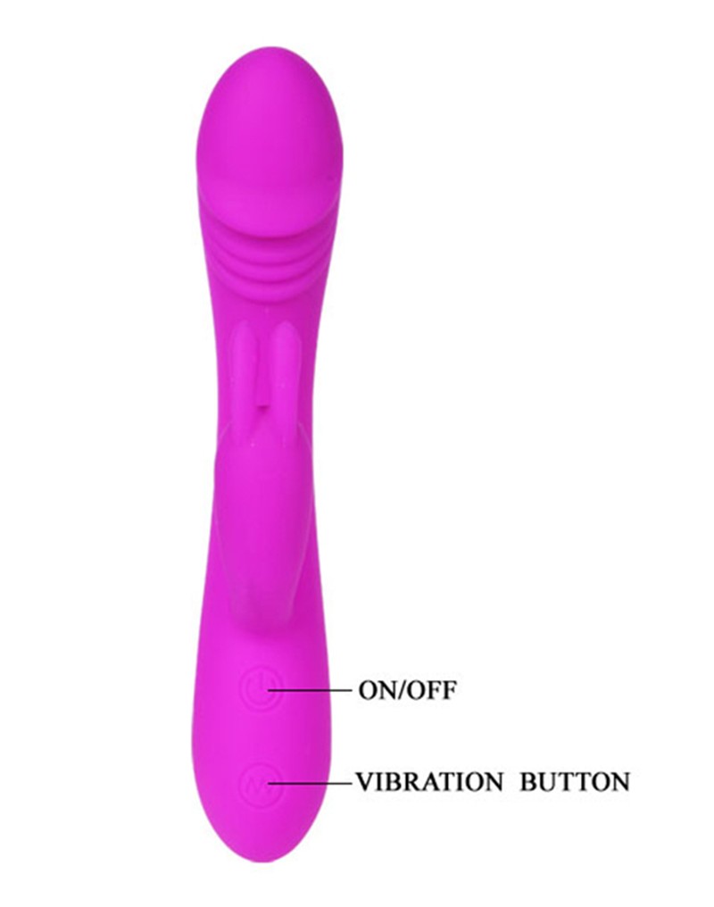 Pretty Love - Hunter - Rabbit Vibrator - Dieproze - Afbeelding 6