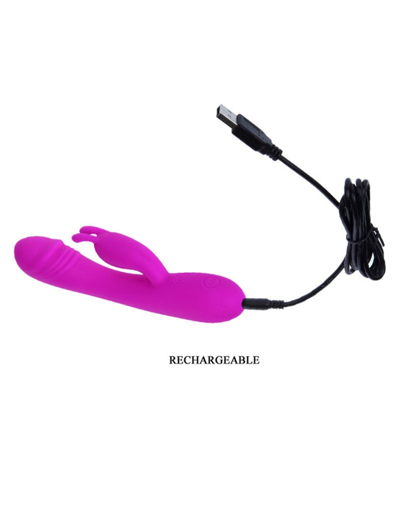 Pretty Love - Hunter - Rabbit Vibrator - Dieproze - Afbeelding 7