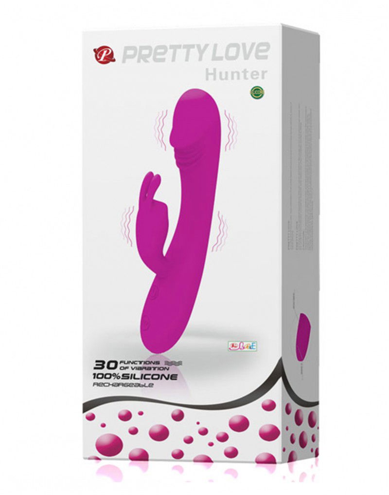 Pretty Love - Hunter - Rabbit Vibrator - Dieproze - Afbeelding 3