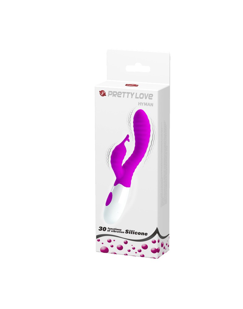 Pretty Love Hyman- Curved G-spot Rabbit Vibrator - Afbeelding 6