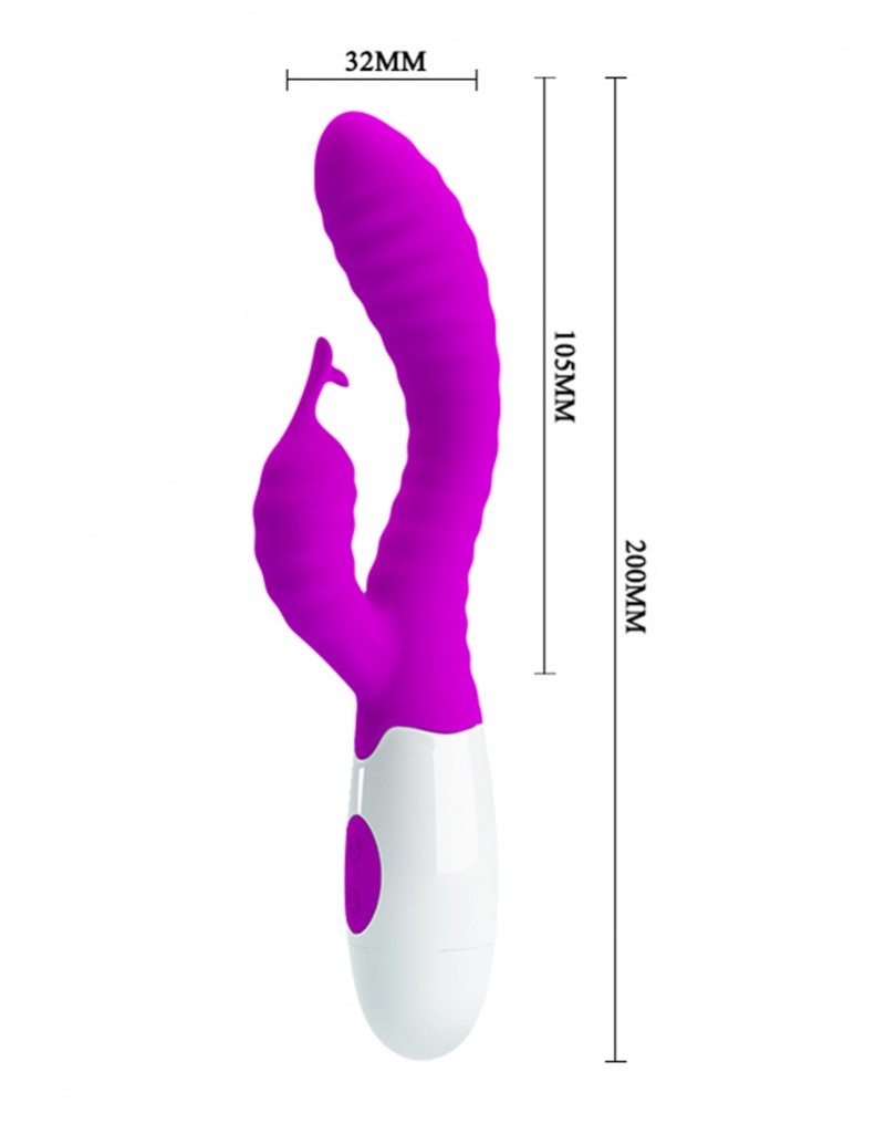 Pretty Love Hyman- Curved G-spot Rabbit Vibrator - Afbeelding 7
