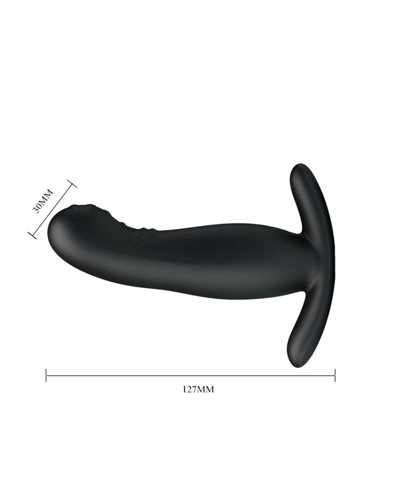 Pretty Love - Prostate Massager - Prostaat Vibrator - Zwart - Afbeelding 5