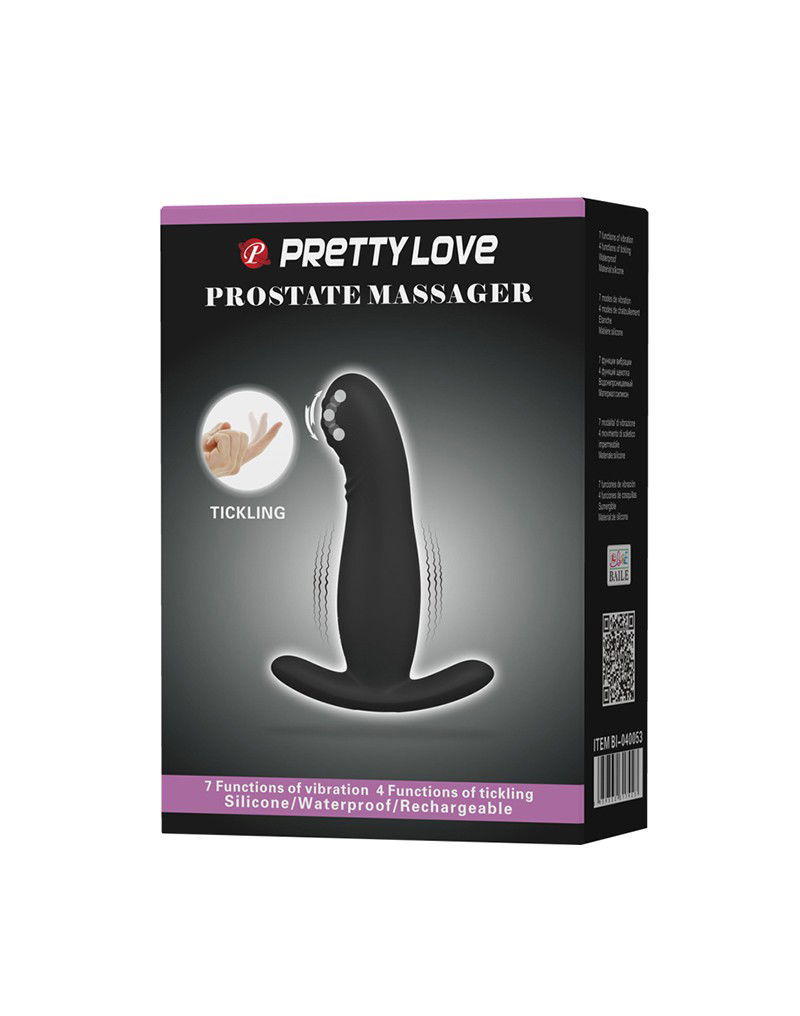 Pretty Love - Prostate Massager - Prostaat Vibrator - Zwart - Afbeelding 2