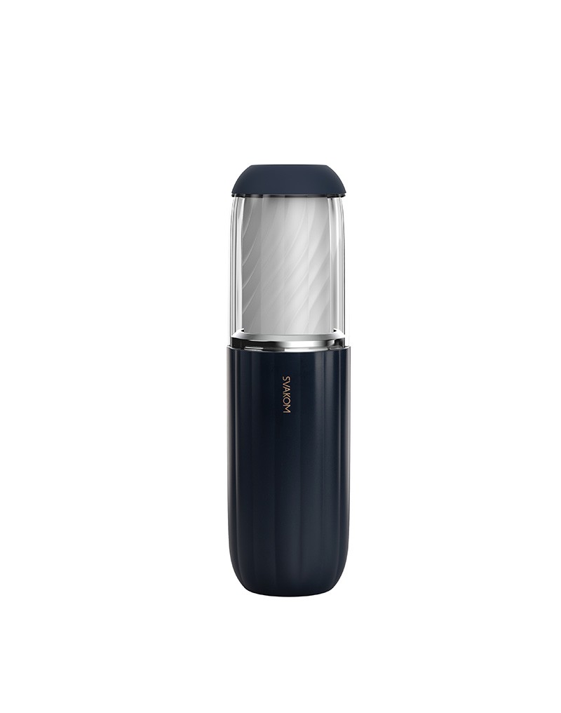 SVAKOM Alex Neo 2 Interactieve Thrusting Masturbator met App Control Donkerblauw