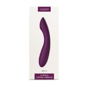 SVAKOM – Amy 2 – Flexibele G-Spot Vibrator – Paars