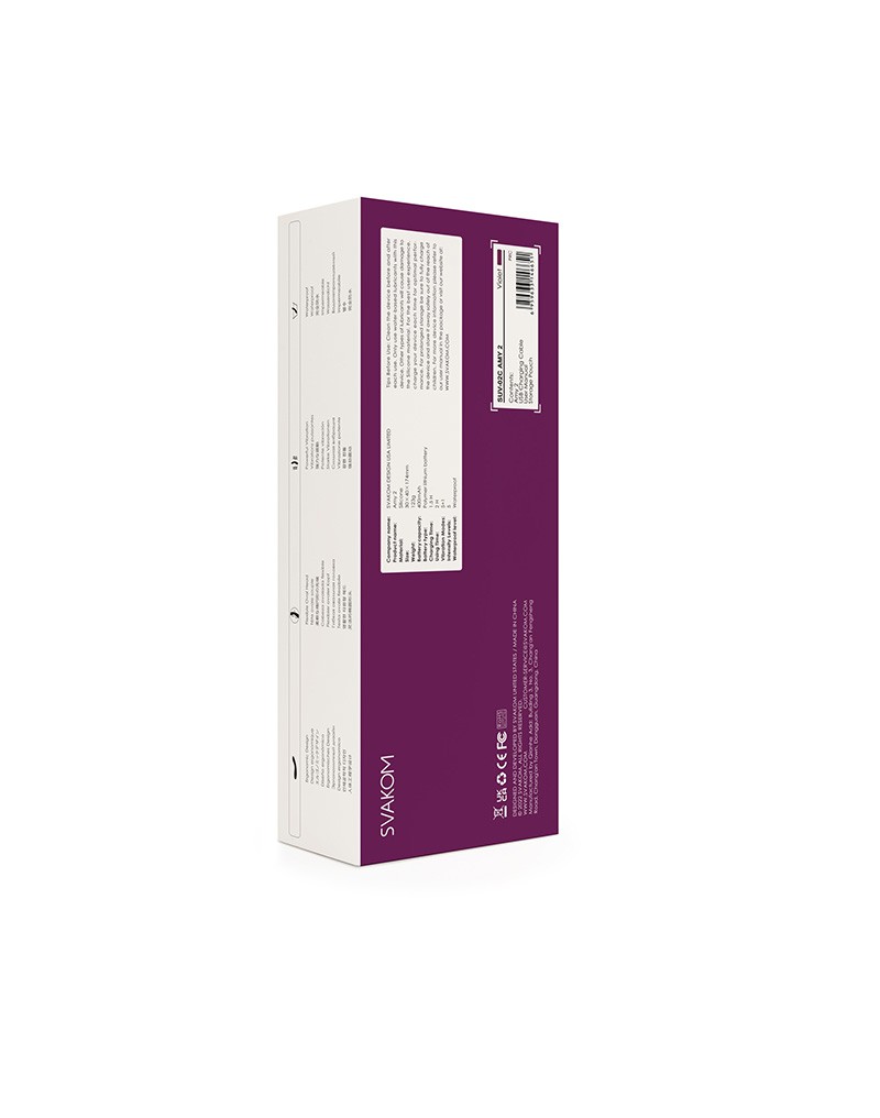 SVAKOM - Amy 2 - Flexibele G-Spot Vibrator - Paars - Afbeelding 9