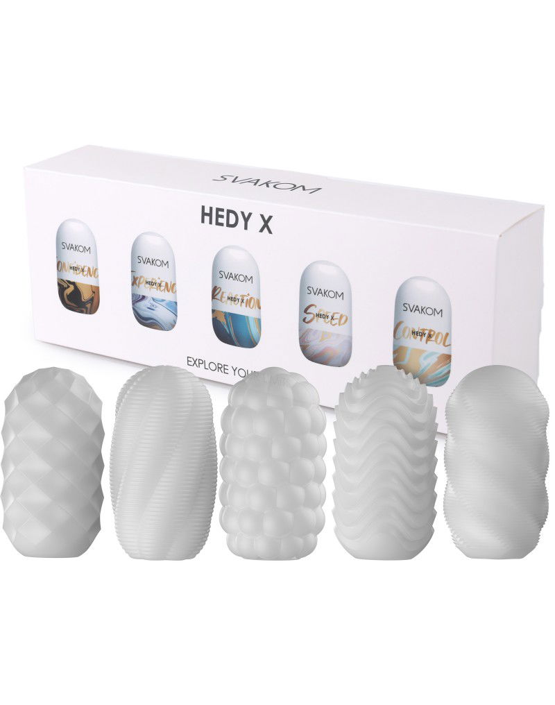 SVAKOM - Hedy X - Mini Masturbators - 5 stuks - Afbeelding 2
